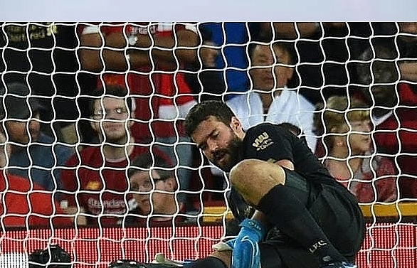 Liverpool keeper Alisson out for 'next few weeks', says Klopp