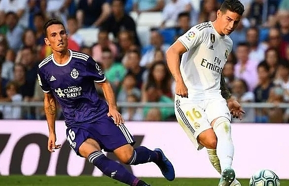 Real Madrid confirm James calf injury