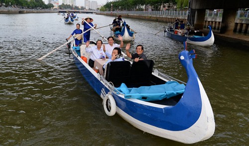 ho chi minh city offers boat tour of nhieu loc thi nghe canal