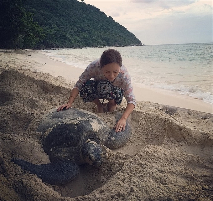 con dao island pioneers sea turtle protection