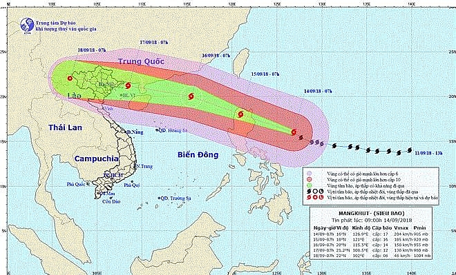 super typhoon mangkhut to hit vietnam on sept 17