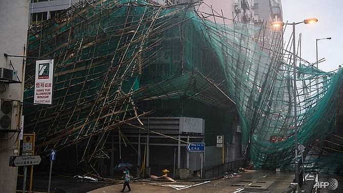 super typhoon slams into china after pummelling philippines hong kong