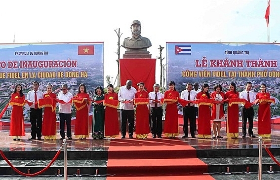 Fidel Park inaugurated in central Quang Tri Province