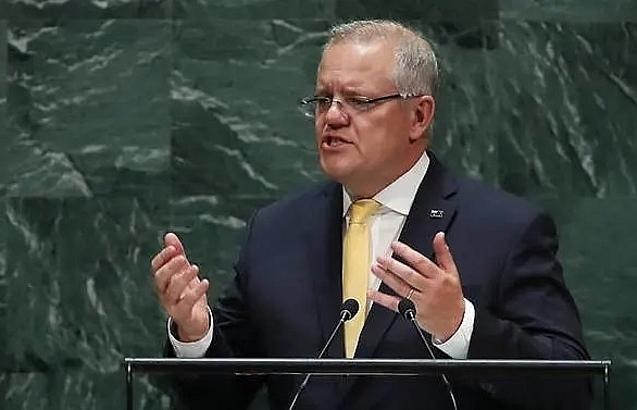 Australia PM Scott Morrison lashes climate critics in UN speech