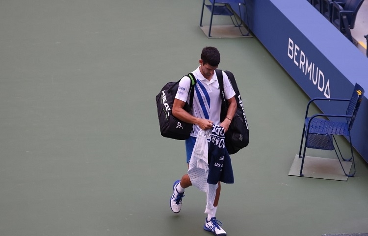 'So sorry' Djokovic disqualified from US Open for hitting judge