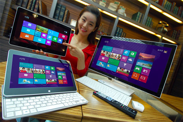 LG announces Windows 8 slider laptop and allinone PC   