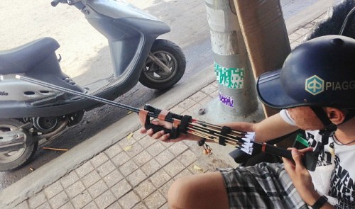 illicit trade of crossbows blowguns happening in ho chi minh city