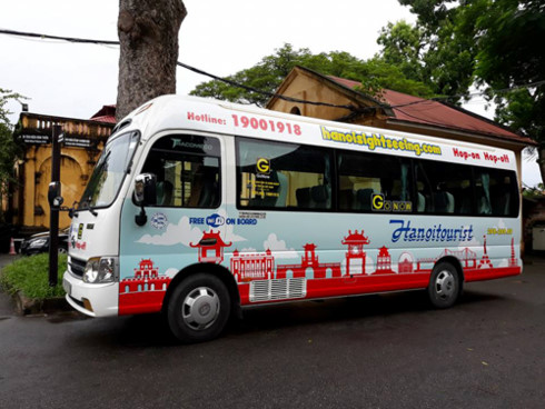 hop on hop off bus service introduced in hanoi