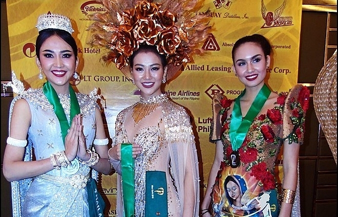 Vietnamese contestant wins Miss Earth costume round