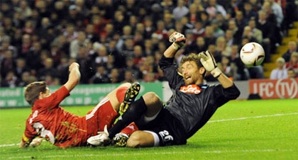 City stumble as Gerrard triple rescues Liverpool