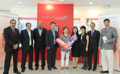 prudential vietnam finance company welcomes the 100000th customer