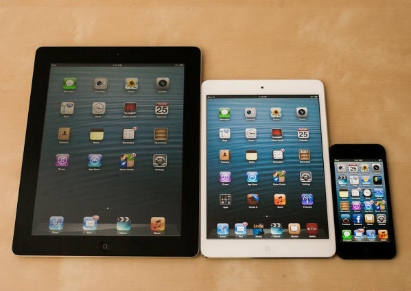 4th-gen iPad, iPad Mini, and iPhone 5. Both the iPad 4 and iPhone 5 use Apple's new A6 chip, which delivers jaw-dropping raw performance for a mobile device.