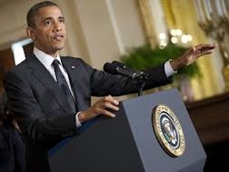 Obama stands firm on taxes in fiscal cliff showdown