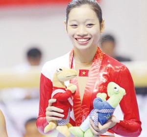 thanh takes first vn gold in gymnastics