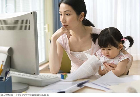 Family distractions - just one bit of bad news for those working from home