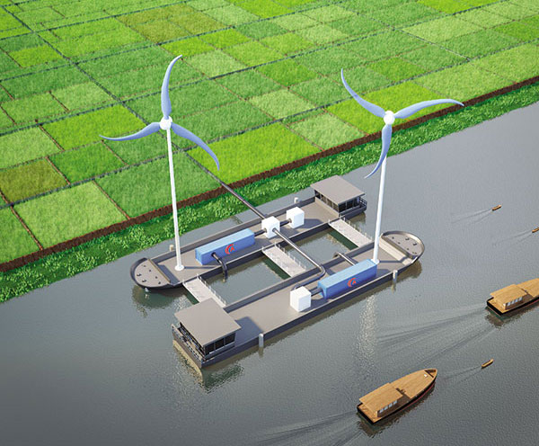 rent a port brings green energy to mekong delta