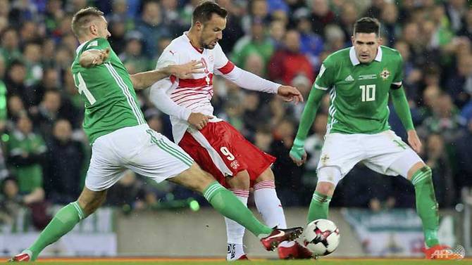 Switzerland on top after narrow win over Northern Ireland