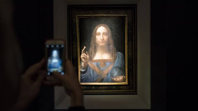 Da Vinci painting fetches US$450.3m in auction record: Christie's