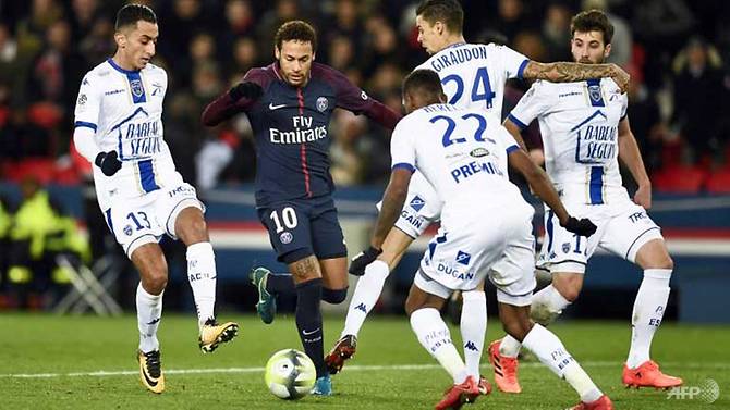 Neymar lifts PSG as Marseille go second