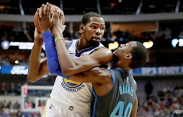 NBA star Durant fined US$25,000 for harsh words to heckler