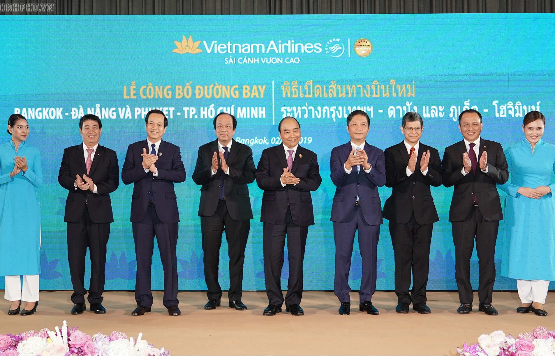 PM attends launching ceremonies for new air routes in Bangkok