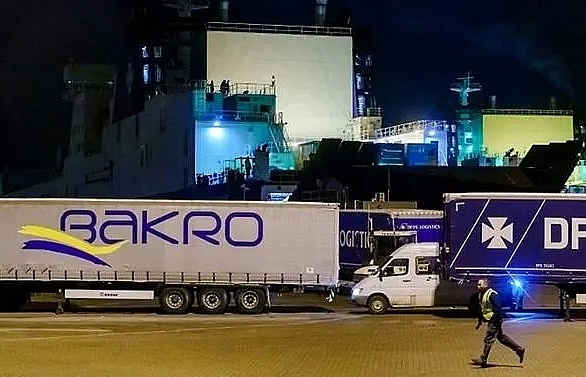 Migrants found alive in refrigerated truck on Dutch-UK ferry