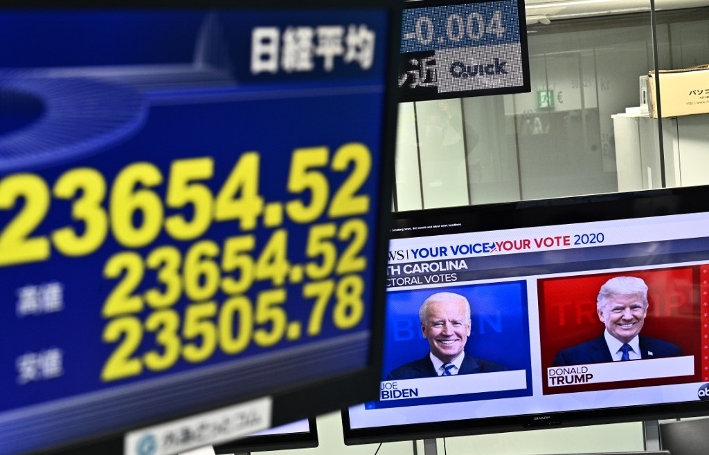 Asian markets mixed after week-long rally, with eyes on US vote
