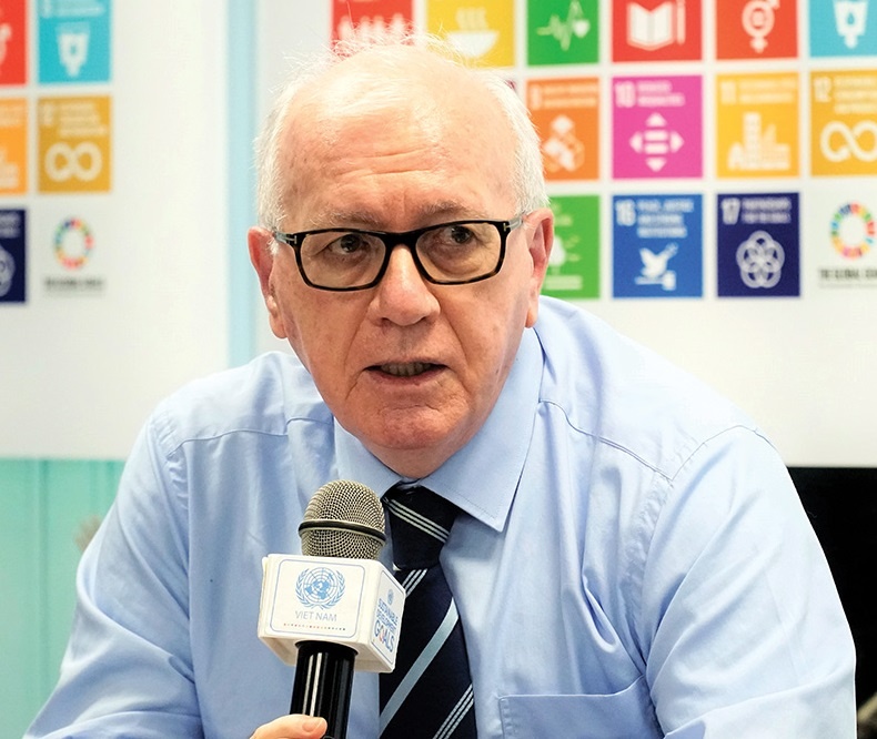 Terence D. Jones, resident representative a.i. in Vietnam for the United Nations Development Programme