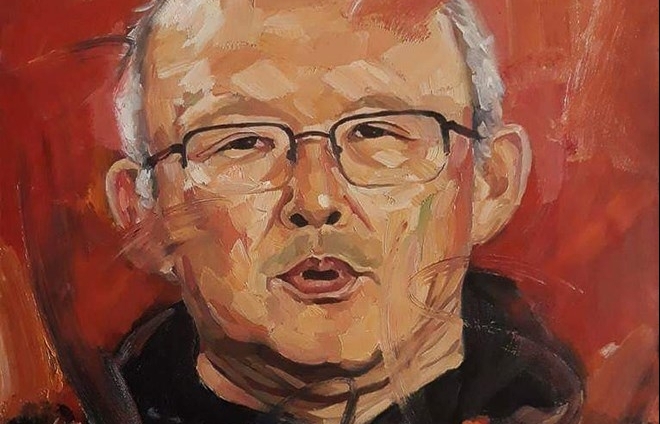 oil portrait of coach park hang seo to be auctioned