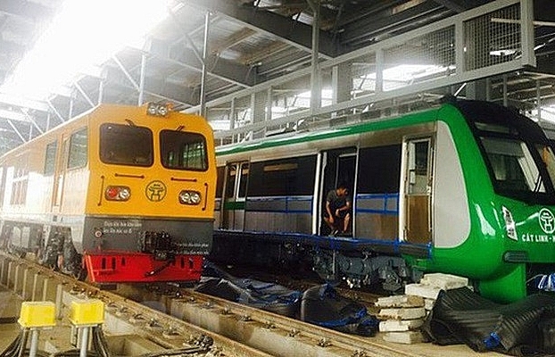 Cat Linh-Hadong elevated railway to go into trial operation in August