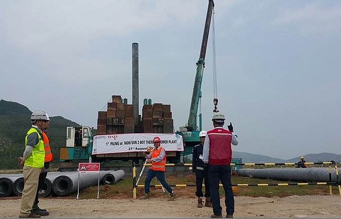 Doosan drives the first pile for the Nghi Son 2 thermal power plant