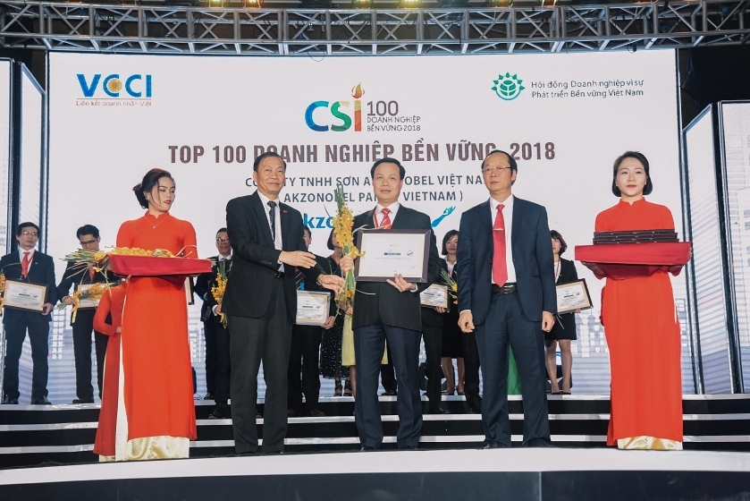 AkzoNobel Vietnam takes pride for second year to be honoured in CSI 2018