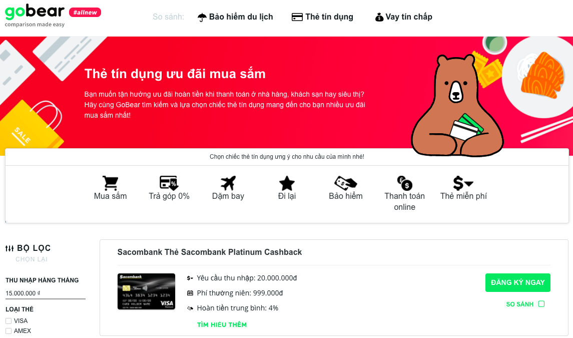 GoBear Vietnam receives one million online visitors within first year of operation