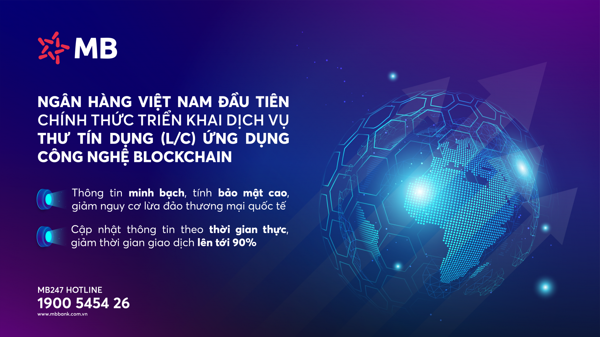 MB becomes the first Vietnamese commercial bank offering blockchain-enabled L/C services