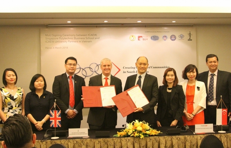 ICAEW signs university exchange programme with Singapore and Vietnam