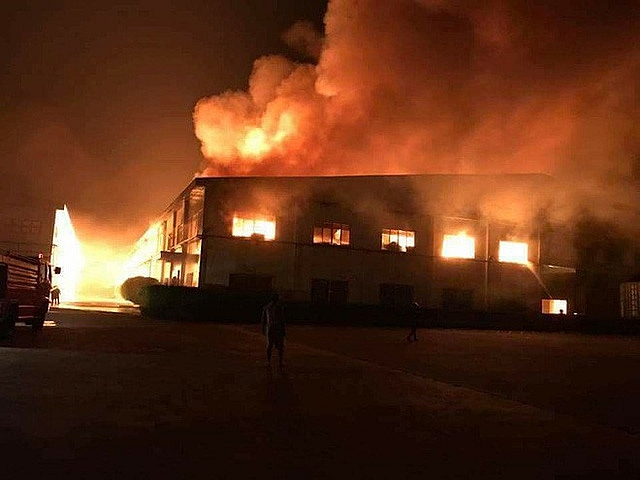 huge fire destroys 2000sqm rk resources furniture factory