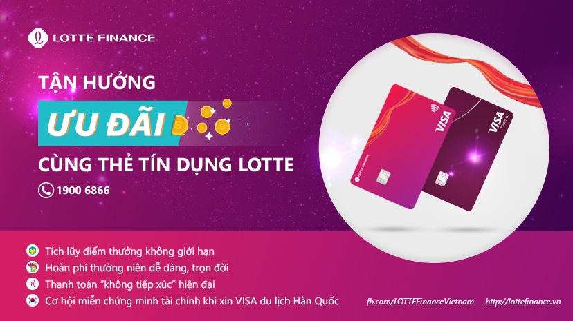 LOTTE Finance launches credit cards with annual fee cashback for life