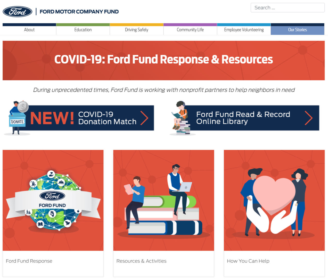 Ford announces donation match, opening opportunities to join fight against COVID-19