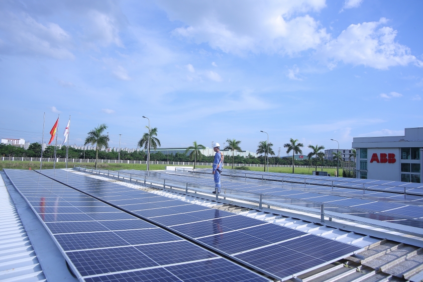 abb factory in vietnam inaugurates solar power installation