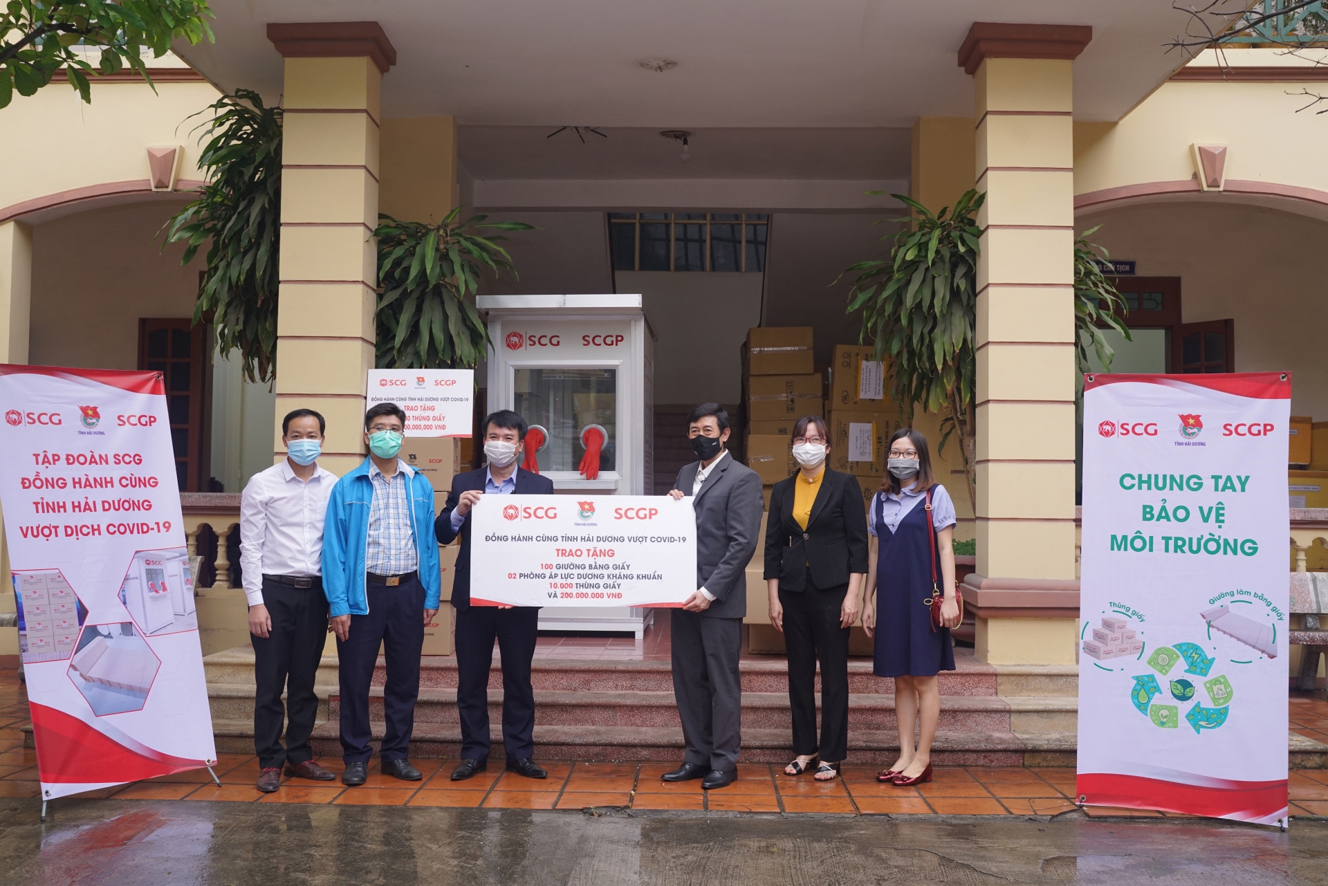 SCGP lends innovative solutions to fight COVID-19 in Vietnam