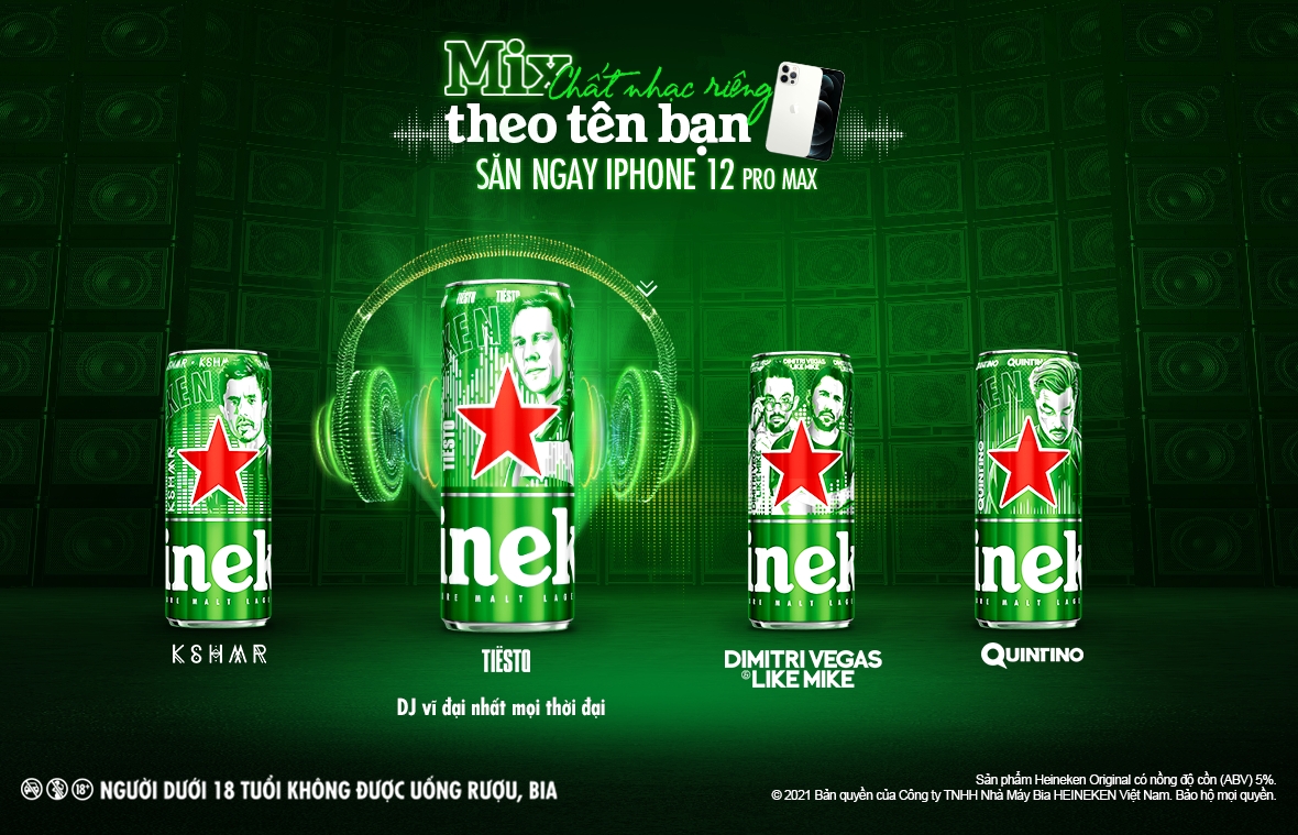 HEINEKEN and Top DJs present local consumers with exclusive “music in a can” experience