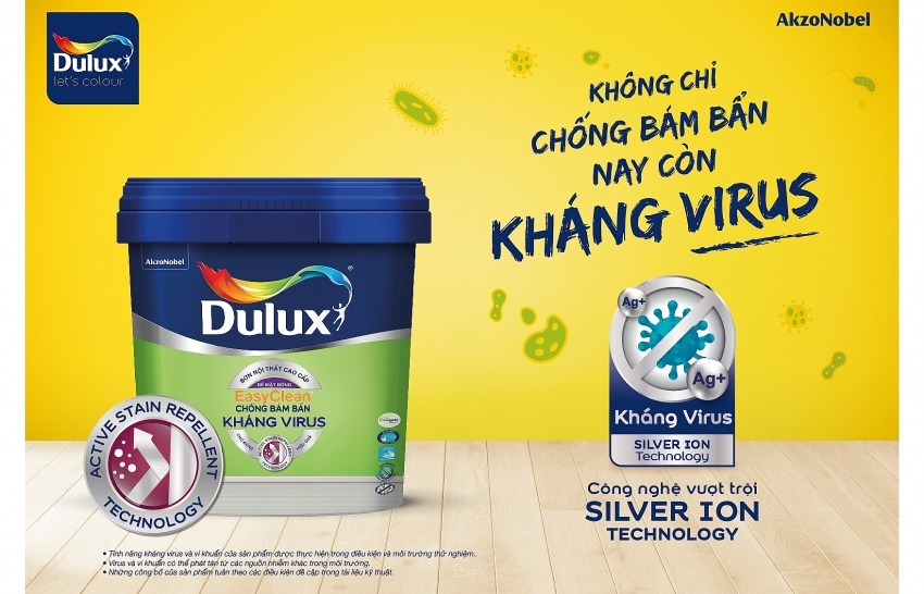 Dulux from AkzoNobel launches new anti-virus and bacteria paint for better protection