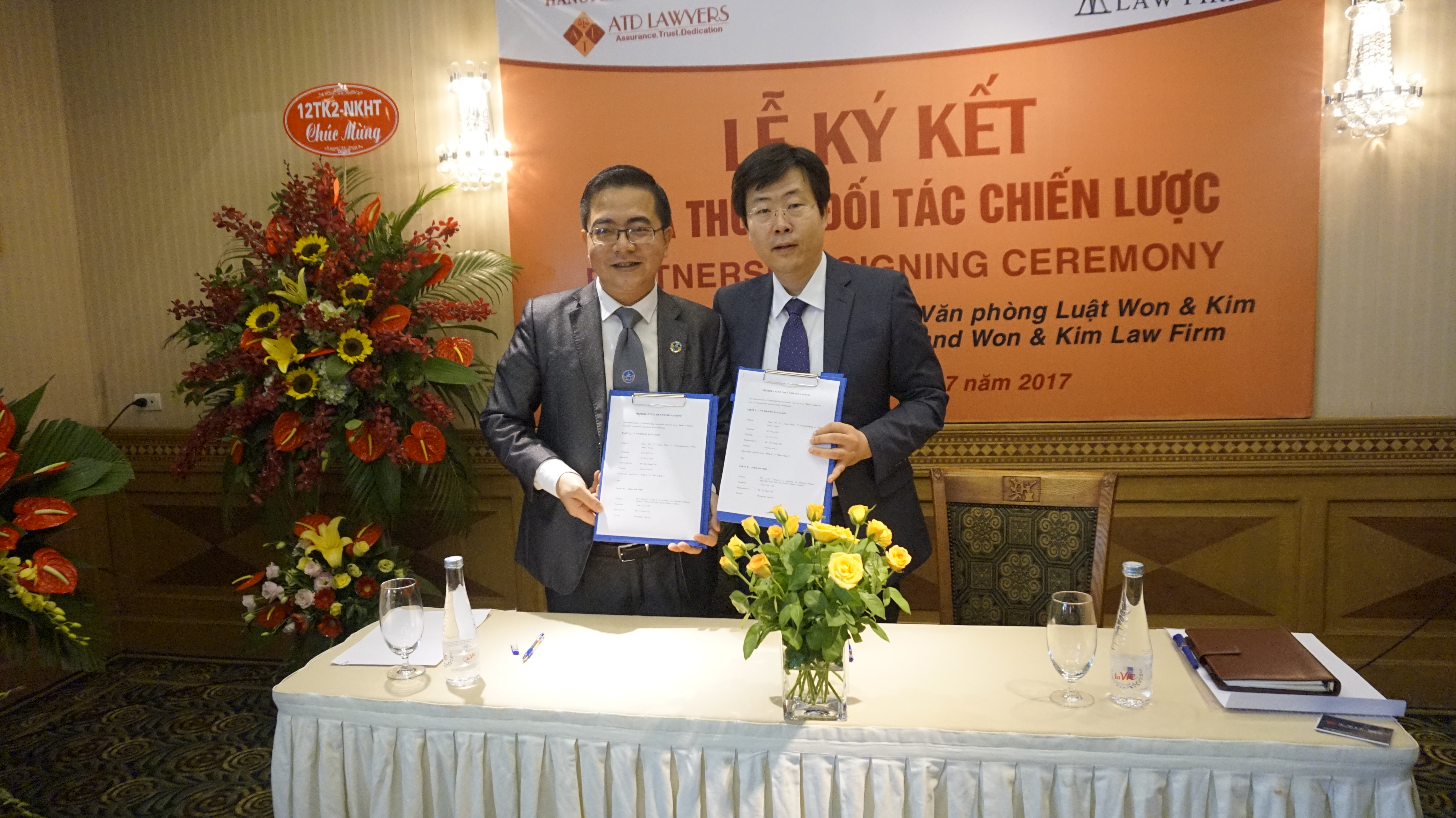 atd lawyers and won kim sign mou