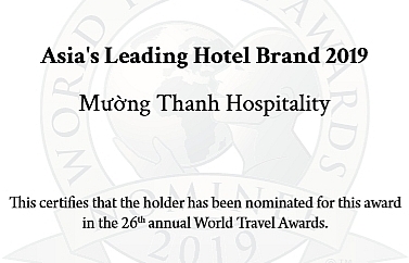 Muong Thanh nominated as Asia’s Leading Hotel Brand 2019