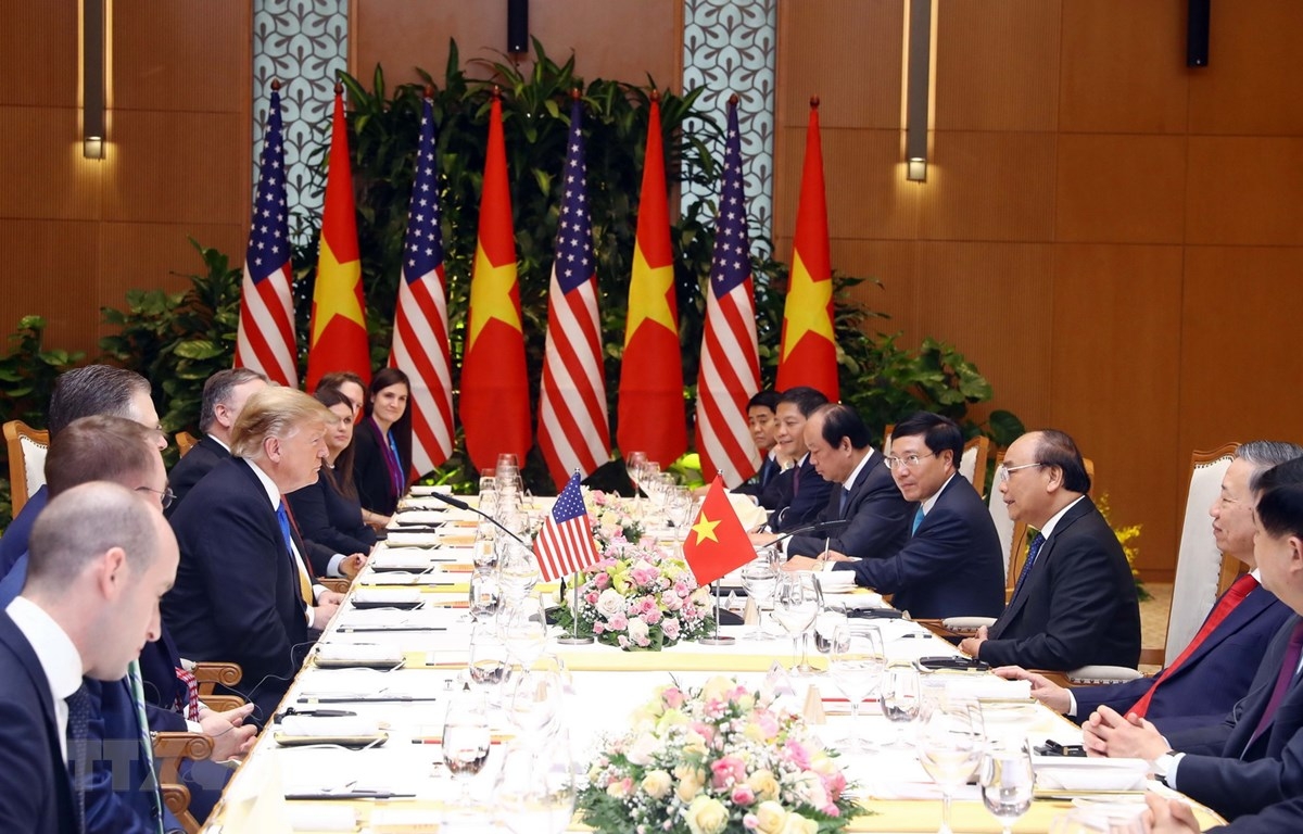 Vietnam’s top leaders met with US President Donald Trump