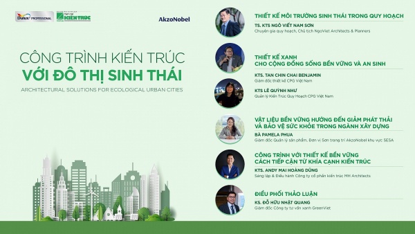 Webinar delves into architectural and planning solutions for sustainable cities in Vietnam