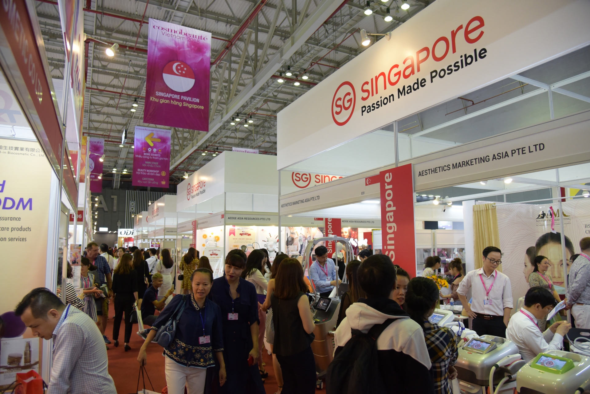 cosmobeaute vietnam 2018 paves the way for foreign beauty brands
