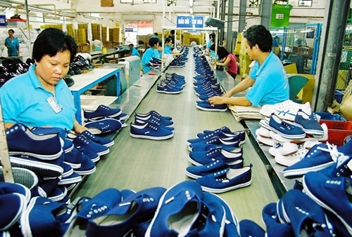 flourishing exports in textile and garment leather and footwear industries