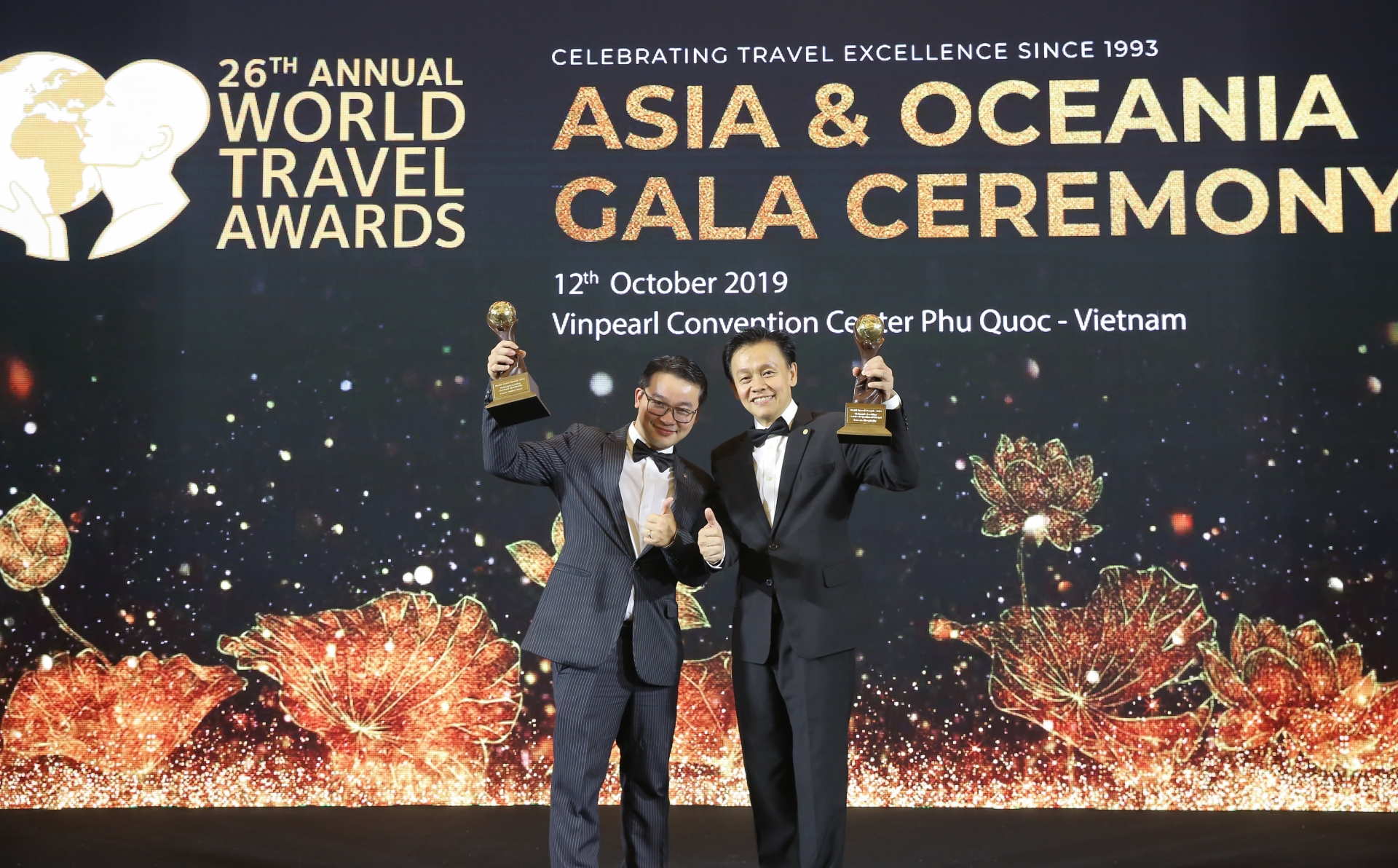 Frasers Hospitality bags six awards at 2019 WTA for Asia & Oceania