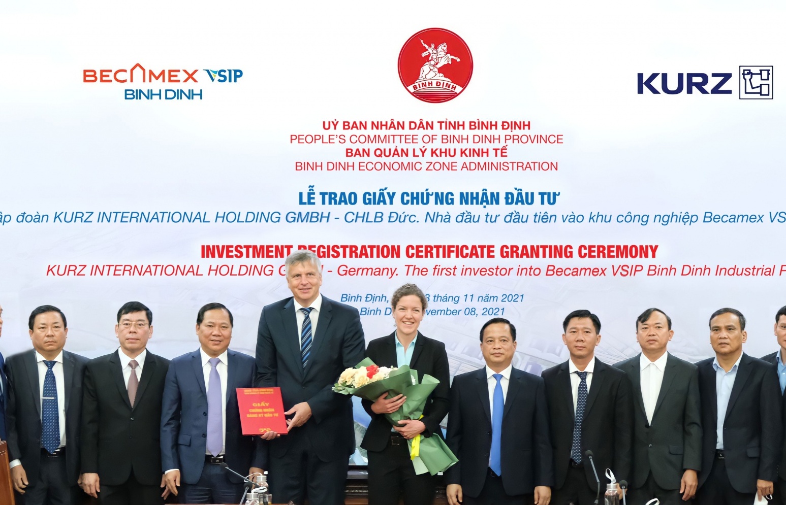 kurz group to develop a 40 million factory in becamex vsip binh dinh